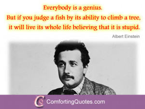 Albert Einstein Quote About Fish and Tree