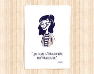 Popular items for tina fey quote