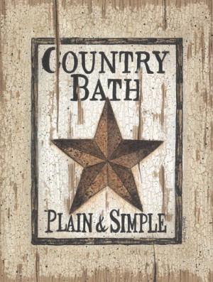 Country Bath by artist Linda Spivey