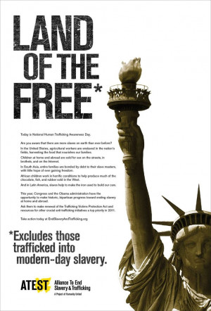 We are NOT a free nation until EVERYONE is free!!! END SLAVERY NOW ...