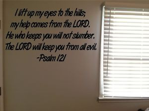 ... Bible-Verse-Christian-Lift-my-Eyes-Evil-Vinyl-Wall-Decal-Quote-Sticker