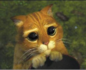 In Shrek 2, which song did Puss-In-Boots sing at the end?