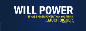 Will Power Quote Facebook Cover