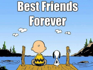 wanna have friendships like Charlie Brown and Snoopy.