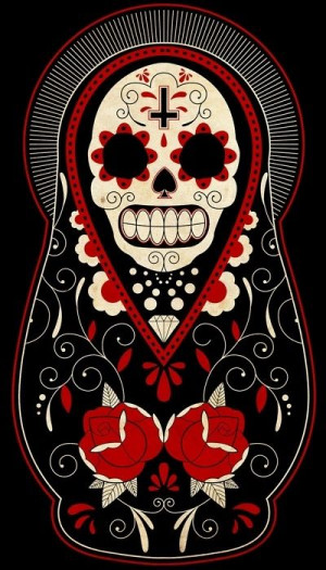 Dia De Los Muertos Matryoshka Doll -- My next tattoo tattoos