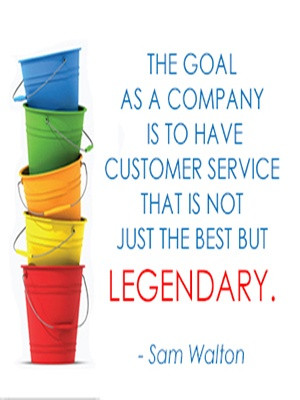 goal #customer service #legendary