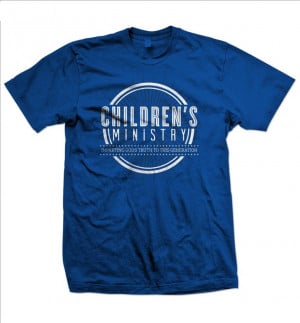 Children's Ministry Royal Blue Short Sleeve T-Shirt