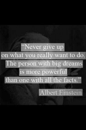 Albert Einstein quote - Perfect for my son who hates trying new things ...