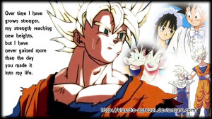 Goku Dragon Ball Z Inspirational Quotes