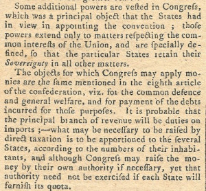 The Convention endeavoured to provide for the energy of government on ...