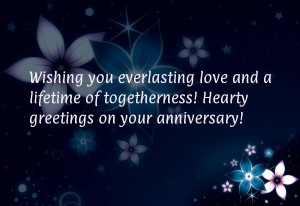 Wishing you everlasting love and a lifetime of togetherness! Hearty ...
