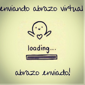 abrazo #virtual #love #quotes