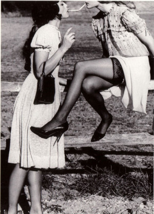 black and white, smoke, vintage