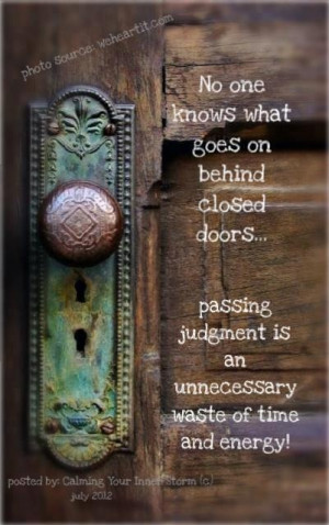 Closed Doors