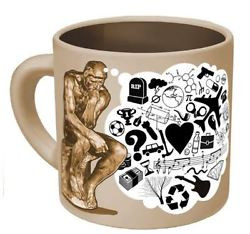 Rodin The Thinking Thinker Mug Coffee Tea Taza 12oz Magic Heat ...