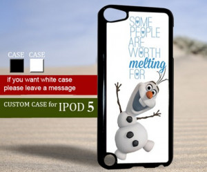 Olaf quote frozen Disney - Ipod 5 Case