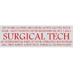 Surgical Tech Thank You Card
