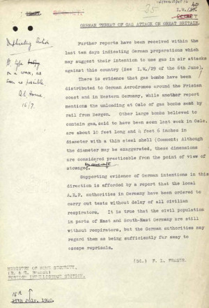 British Intelligence has recently (June 2011) released a series of ...