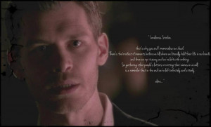 Klaus Mikaelson Alone Alogirl