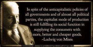 ... Keynesian economics, we haven't had capitalism for many, many years