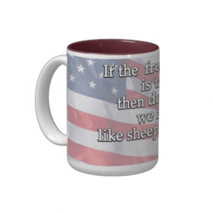 George Washington Quote On First Amendment Mugs