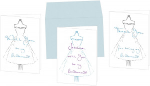 Will you be my Bridesmaid/Thank you for being my Bridesmaid vintage ...