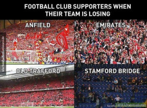 Scenes from Stamford Bridge when Chelsea are losing ...