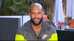 Tim Howard was interviewed on GMA, July 2, 2014.