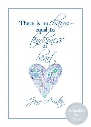 Free Printables featuring a beloved Jane Austen quote available in 2 ...