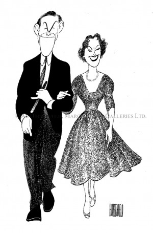 GEORGE BURNS AND GRACIE ALLENArt Caricatures, Time Radios, Gracie ...