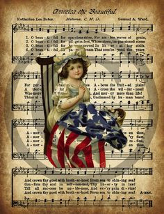 ... Patriotic America the Beautiful Betsy Ross Flag Jpeg Digital Image