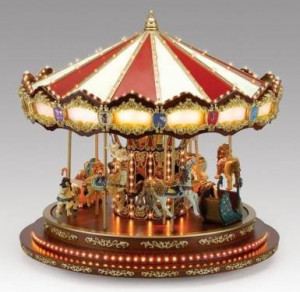 Mr Christmas Musical Carousel with LED