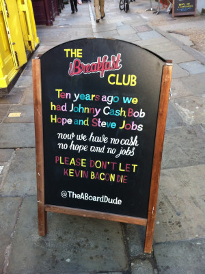 Hilarious quote well written and aptly presented (at The Breakfast ...