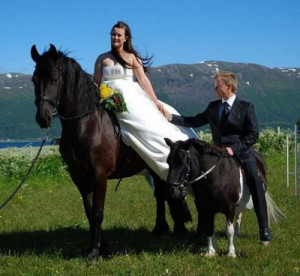 82f7827d8e9a9e69cb53b4b645bb3ec0-awkward-newly-weds-riding-horses