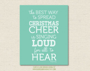 8x10 Buddy The Elf Christmas Cheer Quote Print ...