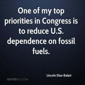 One of my top priorities in Congress is to reduce U.S. dependence on ...