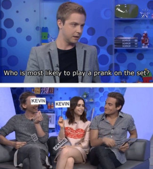 Jamie Campbell Bower, Lily Collins, and Kevin Zegers in an interview ...