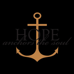 Hope Anchors the Soul Wall Quotes™ Decal