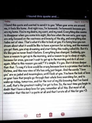 wrote this love quote for the man in my life who i'm destined to marry ...