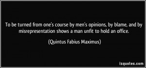 Quintus Fabius Maximus Quote