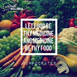 Let food be thy medicine #quote #Hippocrates