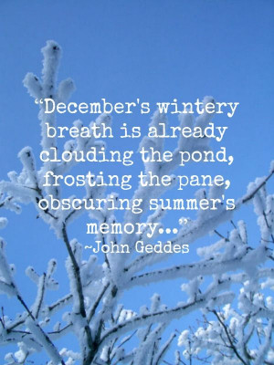 Welcome, December!