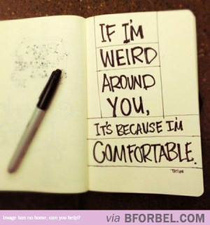 Weirdly Comfortable…