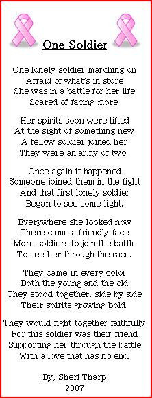 breast exam cancer for And Cancer QuotesGram Poems. Quotes