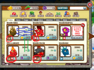 dragón es su elemento dominante, esto significa que si es de fuego y