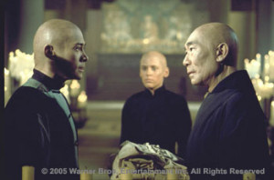 Philip Ahn as Master Khan (on the right)