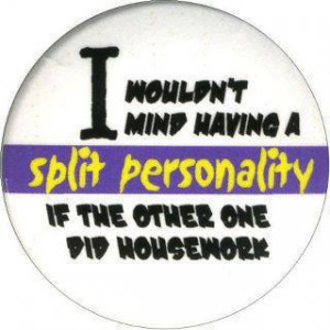 wouldnt mind having a split personality