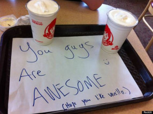 Grateful Wendy's Worker Gives Free Food To Teens Who Stood Up To Bully