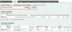 Click on the Create Invoice button