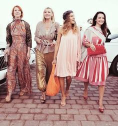 Miranda Hobbes , Samantha Jones , Carrie Bradshaw and Charlotte York ...